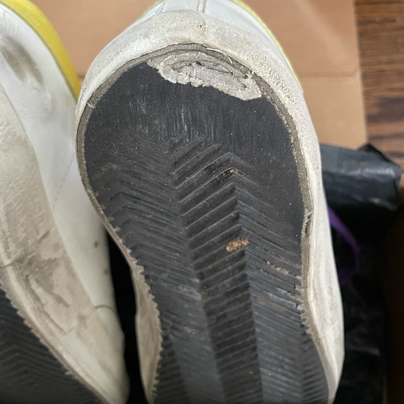 Golden Goose White Yellow Leopard Sneakers - Picture 11 of 11